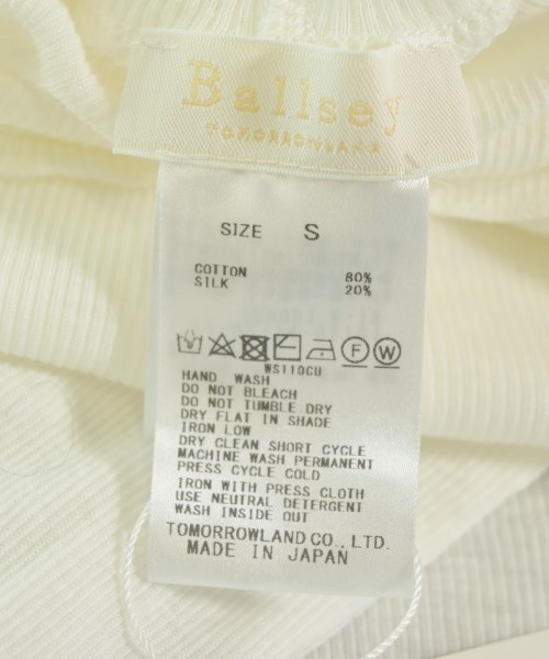 Ballsey（ボールジー）Tシャツ・カットソー 白 サイズ:S レディース/2200674539303