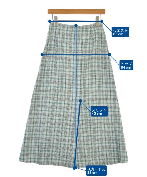 Ballsey（ボールジー）ロング・マキシ丈スカート 緑 サイズ:34(S位) レディース/2200672193057