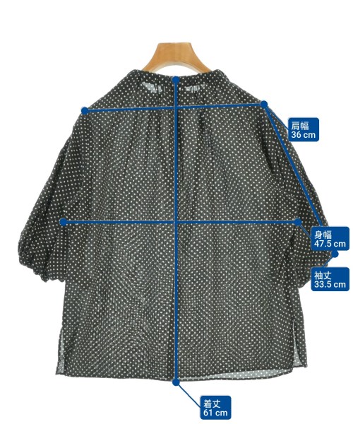 Ballsey（ボールジー）カジュアルシャツ 黒 サイズ:36(M位) レディース/2200674950061