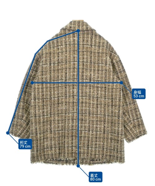 Ballsey（ボールジー）チェスターコート 茶 サイズ:36(M位) レディース/2200679105015