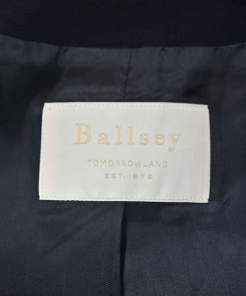 Ballsey（ボールジー）ノーカラージャケット 紺 サイズ:34(S位) レディース/2200688093013