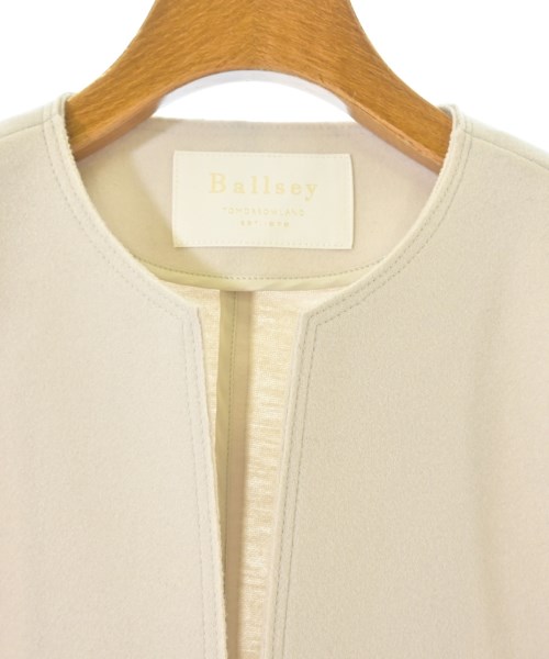 Ballsey（ボールジー）ノーカラージャケット 白 サイズ:36(M位) レディース/2200690028027