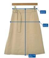 Ballsey（ボールジー）ひざ丈スカート ベージュ サイズ:32(XS位) レディース/2200695025021