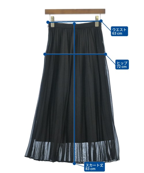 Ballsey（ボールジー）ロング・マキシ丈スカート 黒 サイズ:32(XS位) レディース/2200698272040