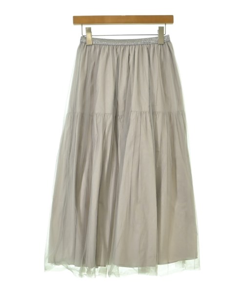 Ballsey(ボールジー)ロング・マキシ丈スカート グレー サイズ:34(S位)/2200652222029