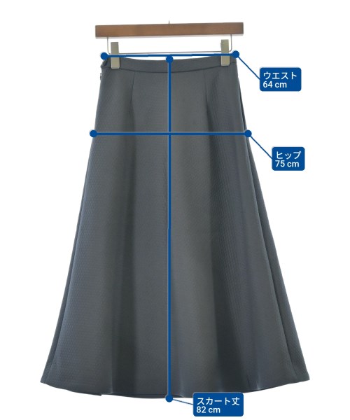 Ballsey（ボールジー）ロング・マキシ丈スカート グレー サイズ:34(S位) レディース/2200649607044