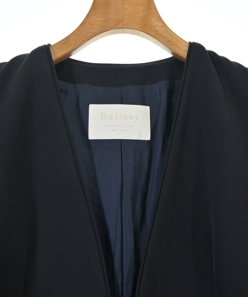 Ballsey（ボールジー）ノーカラージャケット 紺 サイズ:36(M位) レディース/2200653707013