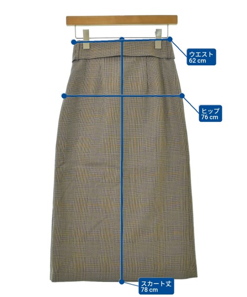 Ballsey（ボールジー）ロング・マキシ丈スカート 茶 サイズ:32(XS位) レディース/2200655691020