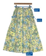 Ballsey（ボールジー）ロング・マキシ丈スカート 黄 サイズ:34(S位) レディース/2200659110015