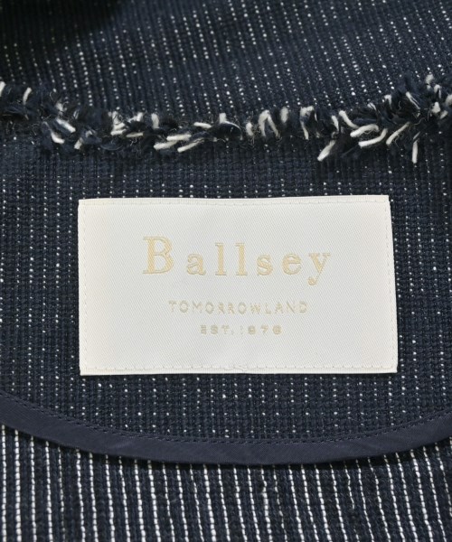 Ballsey（ボールジー）ノーカラージャケット 紺 サイズ:36(M位) レディース/2200709558019