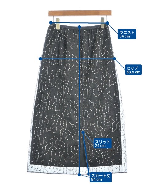 Ballsey（ボールジー）ロング・マキシ丈スカート 黒 サイズ:36(M位) レディース/2200633291761