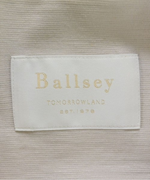 Ballsey（ボールジー）ノーカラージャケット ベージュ サイズ:34(S位) レディース/2200652482034