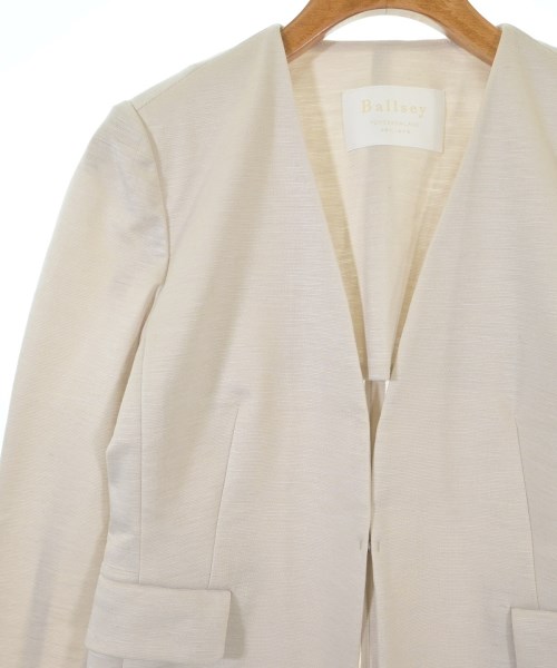 Ballsey（ボールジー）ノーカラージャケット ベージュ サイズ:34(S位) レディース/2200652482034