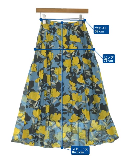 Ballsey（ボールジー）ロング・マキシ丈スカート 青 サイズ:34(S位) レディース/2200649465033