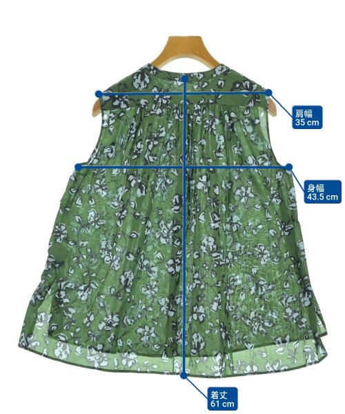 Ballsey（ボールジー）ブラウス 緑 サイズ:36(M位) レディース/2200646946054