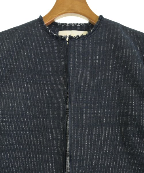 Ballsey（ボールジー）ノーカラージャケット 紺 サイズ:36(M位) レディース/2200649655038