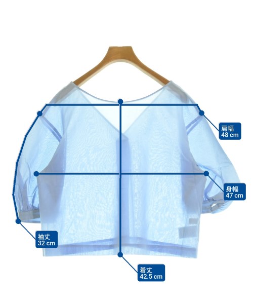 Ballsey（ボールジー）ブラウス 青 サイズ:36(M位) レディース/2200649066124