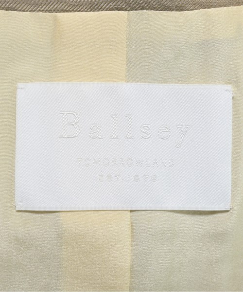 Ballsey（ボールジー）ノーカラージャケット ベージュ サイズ:36(M位) レディース/2200661292037