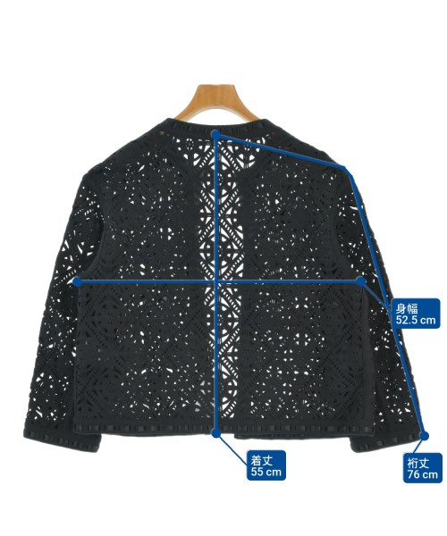 Ballsey（ボールジー）カジュアルジャケット 黒 サイズ:36(M位) レディース/2200665921056