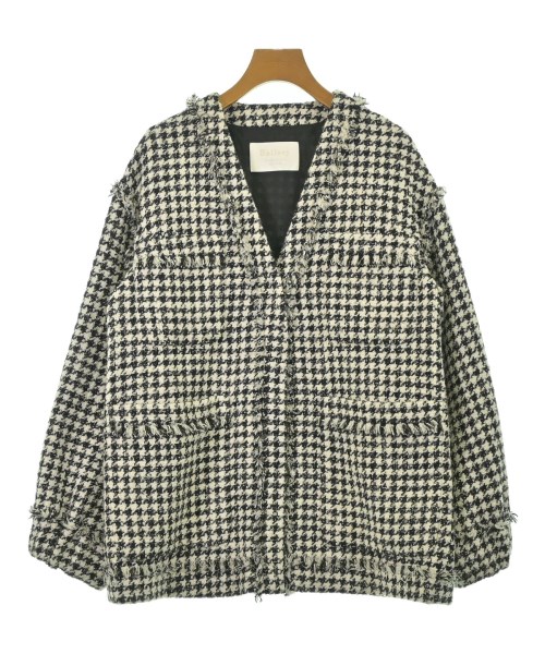 Ballsey（ボールジー）ノーカラージャケット 白 サイズ:36(M位) レディース/2200667217096