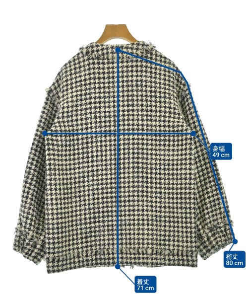 Ballsey（ボールジー）ノーカラージャケット 白 サイズ:36(M位) レディース/2200667217096