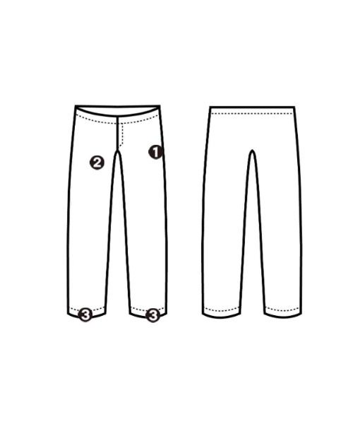 Ballsey（ボールジー）スラックス 白 サイズ:36(M位) レディース/2200666147035