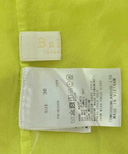 Ballsey（ボールジー）ワンピース 黄 サイズ:36(M位) レディース/2200737722055