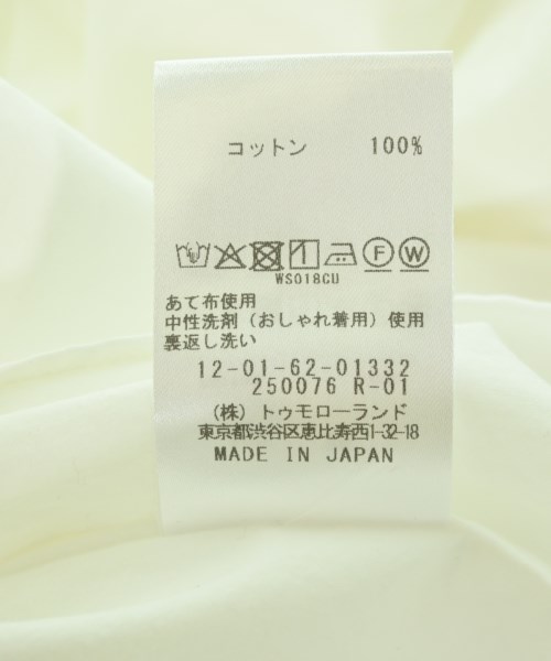 MACPHEE（マカフィー）カジュアルシャツ 白 サイズ:36(M位) レディース/2200716576013
