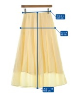 Ballsey（ボールジー）ロング・マキシ丈スカート 黄 サイズ:32(XS位) レディース/2200728753112