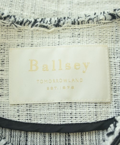 Ballsey（ボールジー）ノーカラージャケット 白 サイズ:36(M位) レディース/2200681819023