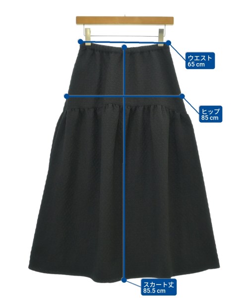 Ballsey（ボールジー）ロング・マキシ丈スカート 黒 サイズ:34(S位) レディース/2200681772014
