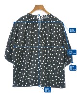 Ballsey（ボールジー）ブラウス 黒 サイズ:36(M位) レディース/2200688700089