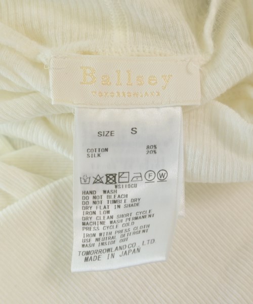 Ballsey（ボールジー）Tシャツ・カットソー 白 サイズ:S レディース/2200689391033