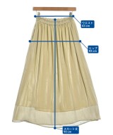 Ballsey（ボールジー）ロング・マキシ丈スカート 黄 サイズ:36(M位) レディース/2200686083054