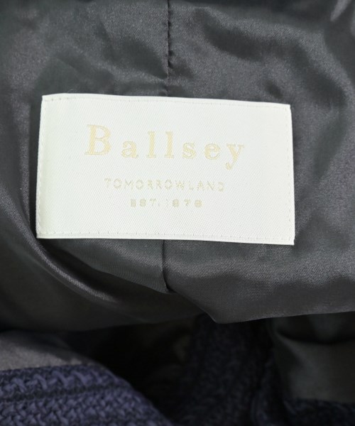 Ballsey（ボールジー）ノーカラージャケット 紺 サイズ:34(S位) レディース/2200693242017