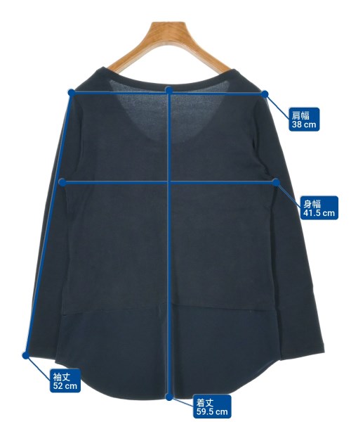 COUP DE CHANCE（クードシャンス）Tシャツ・カットソー 紺 サイズ:38(M位) レディース/2200631246015