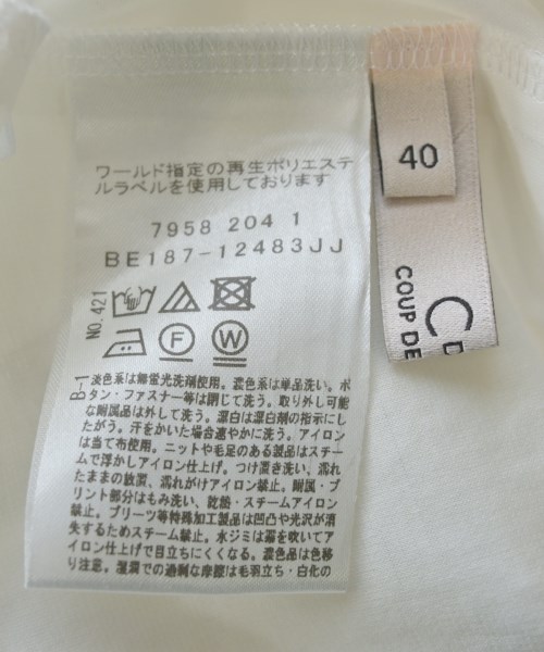 COUP DE CHANCE（クードシャンス）カジュアルシャツ 白 サイズ:40(M位) レディース/2200632120031