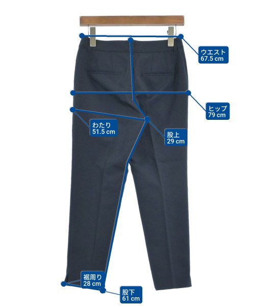 COUP DE CHANCE（クードシャンス）スラックス 紺 サイズ:36(S位) レディース/2200623057094