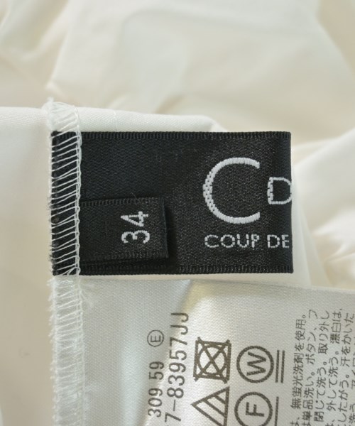 COUP DE CHANCE（クードシャンス）ブラウス 白 サイズ:34(XS位) レディース/2200620992251