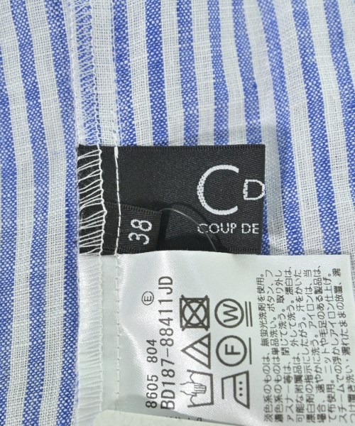 COUP DE CHANCE（クードシャンス）カジュアルシャツ 青 サイズ:38(M位) レディース/2200633351069