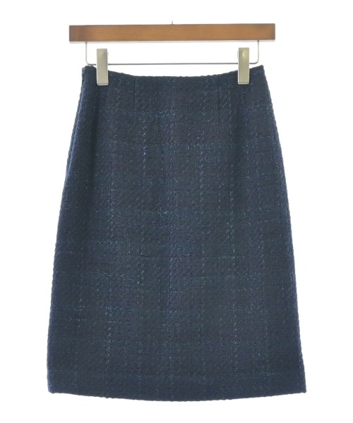COUP DE CHANCE（クードシャンス）ひざ丈スカート 紺 サイズ:34(XS位) レディース/2200611178046