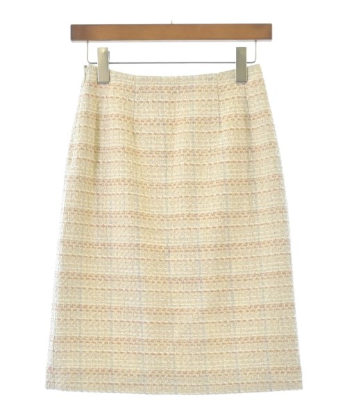 COUP DE CHANCE（クードシャンス）ひざ丈スカート ベージュ サイズ:34(XS位) レディース/2200611178053