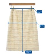 COUP DE CHANCE（クードシャンス）ひざ丈スカート ベージュ サイズ:34(XS位) レディース/2200611178053