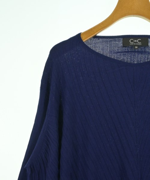 COUP DE CHANCE（クードシャンス）ニット・セーター 紺 サイズ:38(M位) レディース/2200611042033