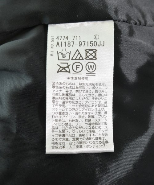 COUP DE CHANCE（クードシャンス）ブルゾン 黒 サイズ:36(S位) レディース/2200617896012