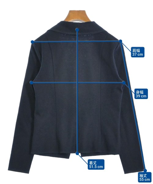 COUP DE CHANCE（クードシャンス）カジュアルジャケット 紺 サイズ:36(S位) レディース/2200617896029