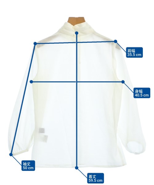 COUP DE CHANCE（クードシャンス）ブラウス 白 サイズ:34(XS位) レディース/2200614414059