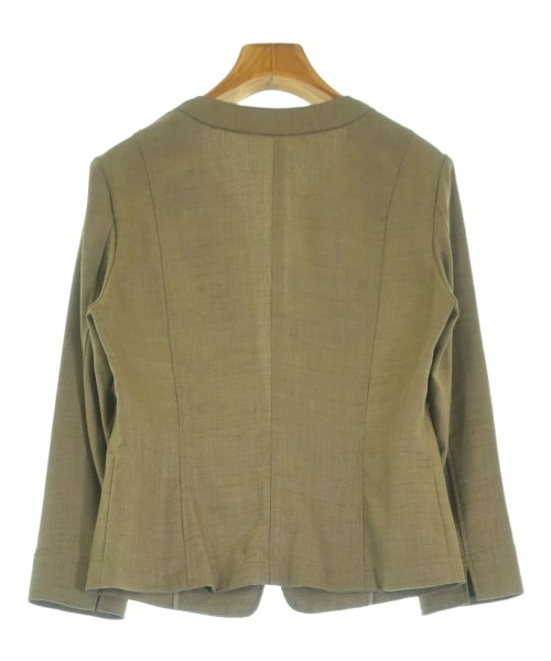 COUP DE CHANCE（クードシャンス）ノーカラージャケット カーキ サイズ:38(M位) レディース/2200618080076