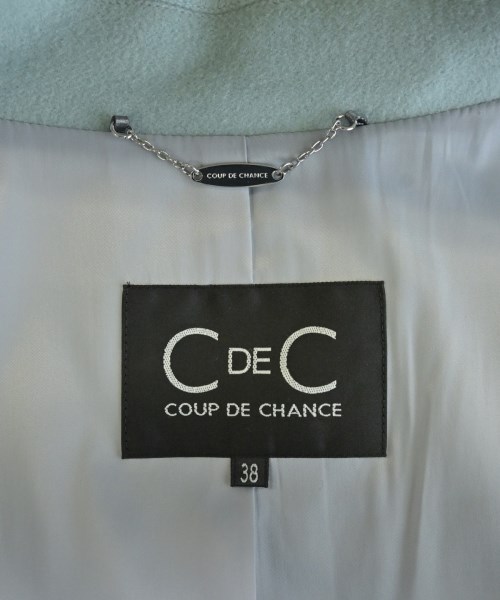 COUP DE CHANCE（クードシャンス）チェスターコート 青 サイズ:38(M位) レディース/2200617311119