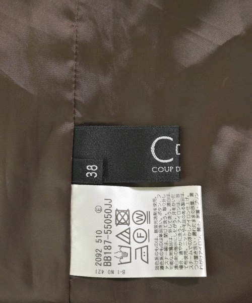 COUP DE CHANCE（クードシャンス）ワンピース 茶 サイズ:38(M位) レディース/2200670363131